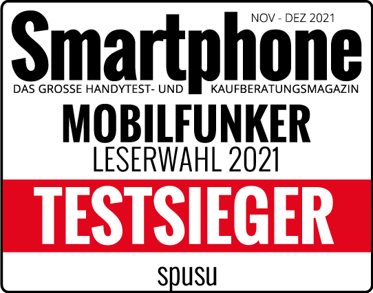 Auszeichnung vom Smartphone Magazin für den besten Mobilfunkanbieter 2021