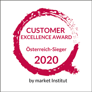 Auszeichnung vom Customer Excellence Award 2020