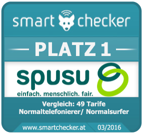 Auszeichnung von Smartchecker für cleversten Tarife 2016